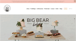 Desktop Screenshot of bigbearbakery.com